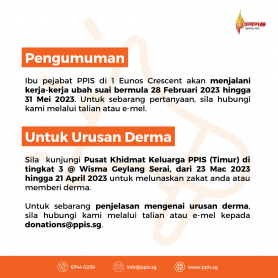 Social Square - HO Closure Notice 2023 (Malay)